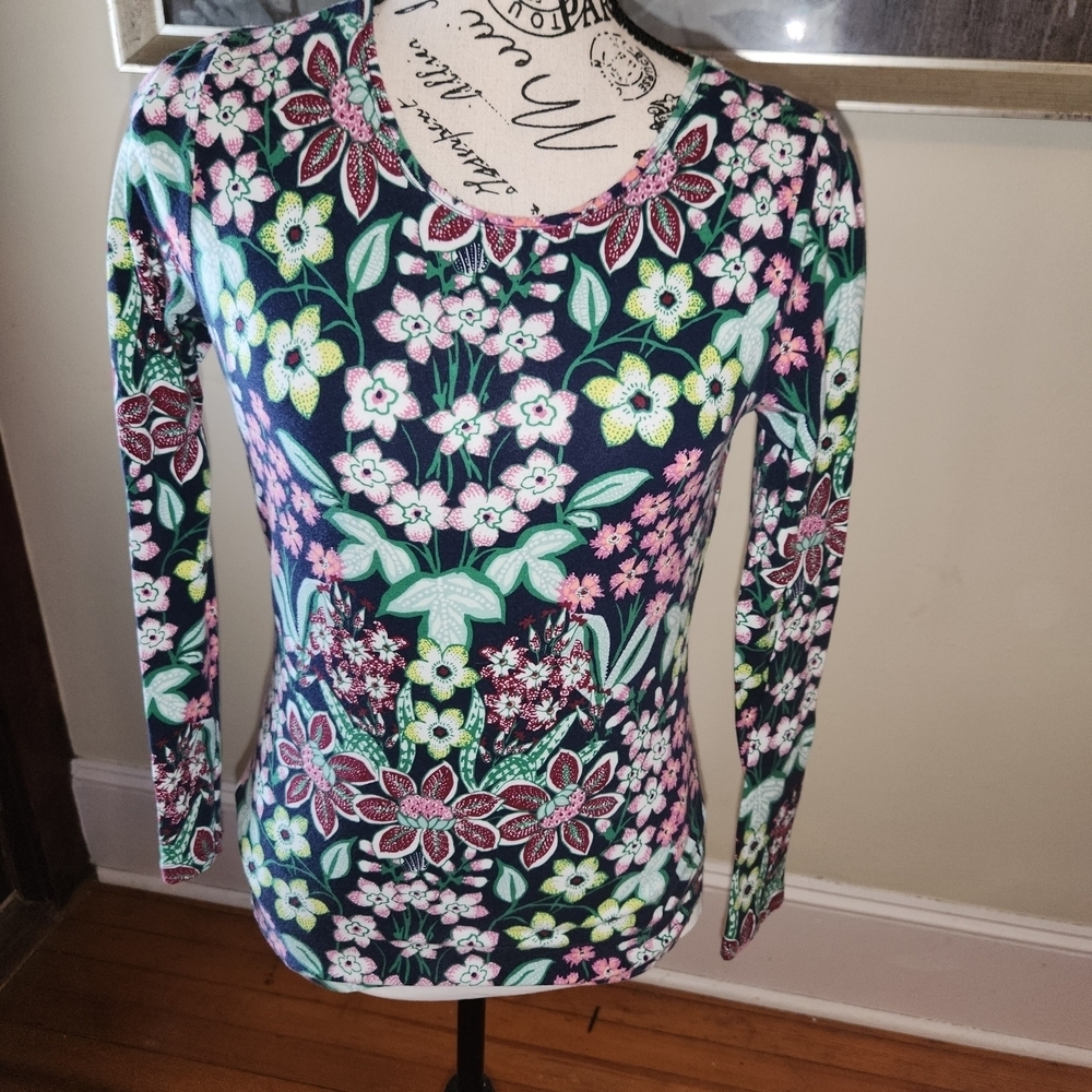 Floral Long Sleeve Women's Top